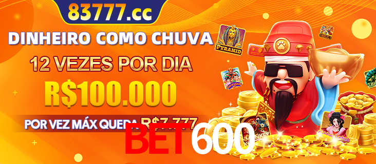 Banner do programa de recompensas Recomende para amigos do BET600, detalhando os bônus por convidar amigos, com prêmios que chegam a R$288.888.