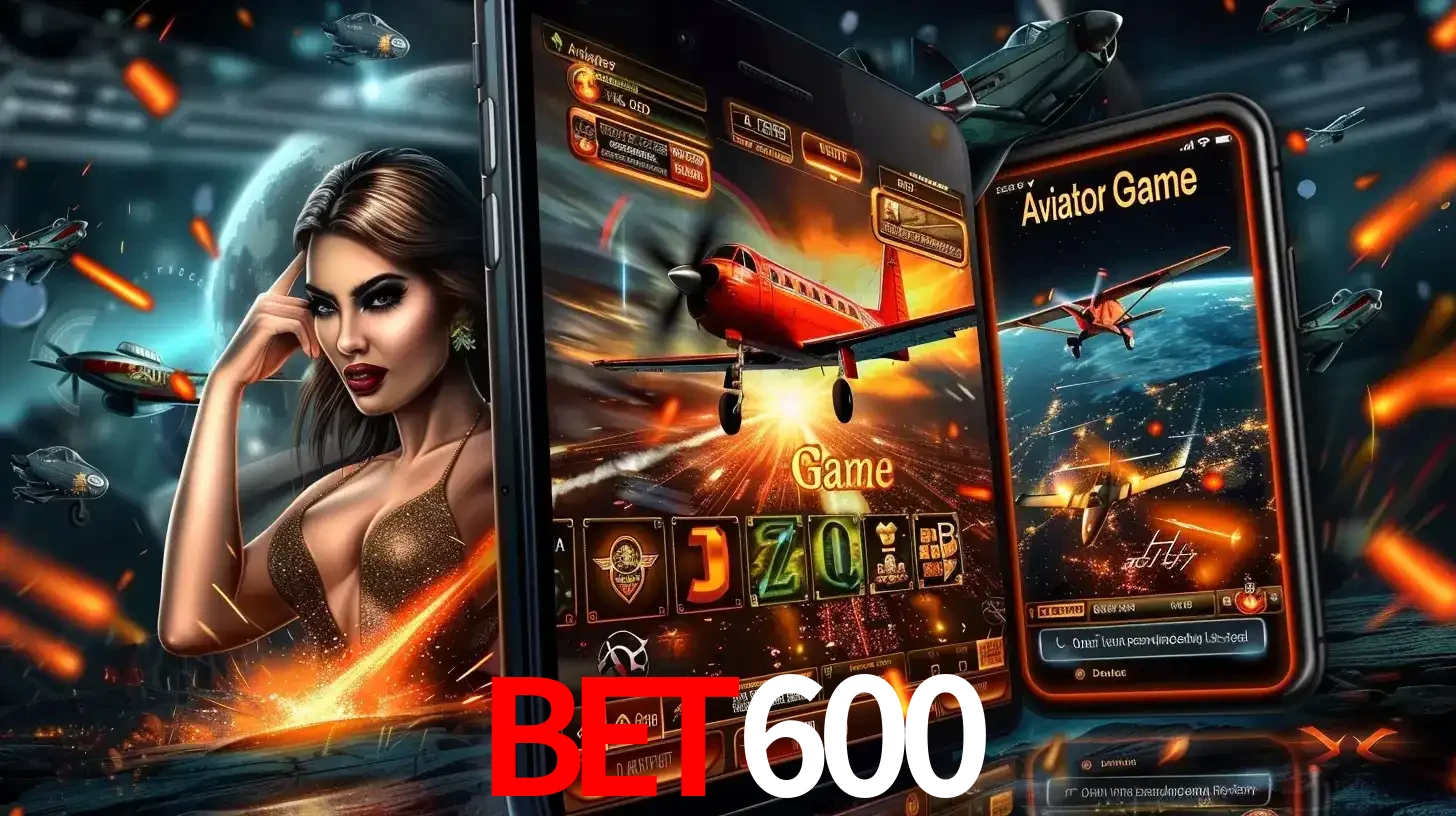 Mulher estilosa cercada por telas que exibem a jogabilidade do Aviator, capturando a intensidade e a estratégia deste popular crash game oferecido pelo BET600.